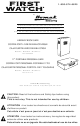 Homak FIRST WATCH HS10520802 Owner's Manual & Operating Instructions
