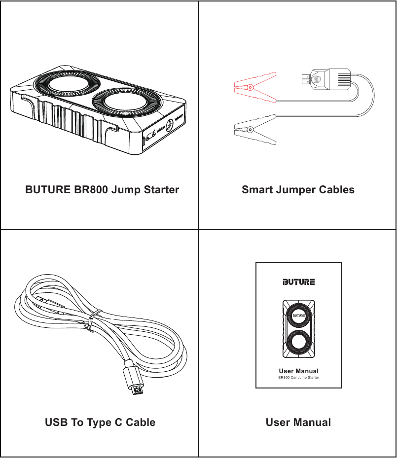 BUTURE BR800 Car Jump Starter Manual ManualsLib