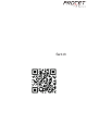 PROCET PT-PIS4PB1S-M Quick Installation Manual
