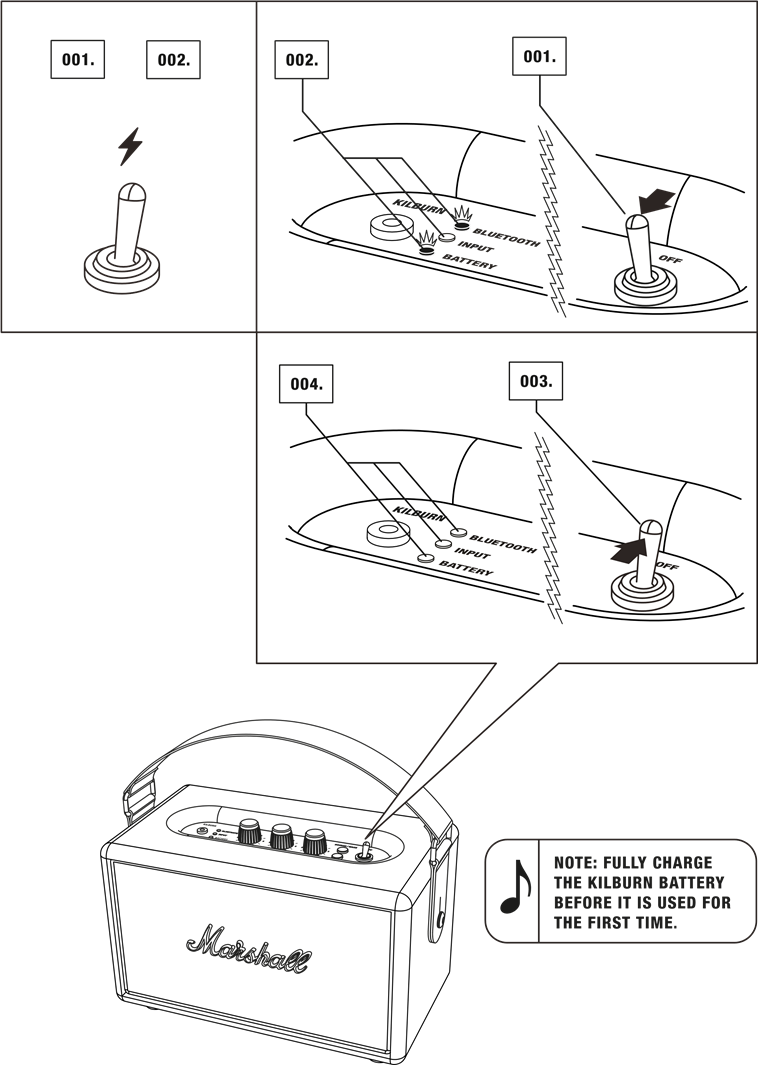 Marshall Kilburn Portable Active Stereo Speaker Manual ManualsLib