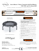 JumpSport 550F Pro Series User Manual