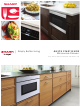 Sharp Microwave Drawer SMD2479JS Quick Start Manual