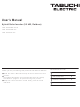 Tabuchi Electric THE-S55P3BB-USW User Manual