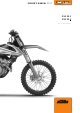 KTM 250 SX-F EU 2017 Owner's Manual