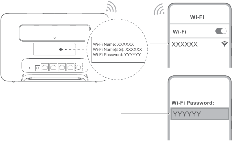Connecting to your router's Wi-Fi network