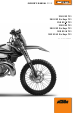 KTM 250 EXC Six Days TPI 2019 Owner's Manual