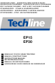TechLine EP15 Instruction Manual