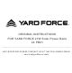 Yard force LX PB21 Original Instructions Manual