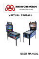 MADEFORARCADE VIRTUAL PINBALL User Manual