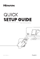 Hisense 65U70K Quick Setup Manual