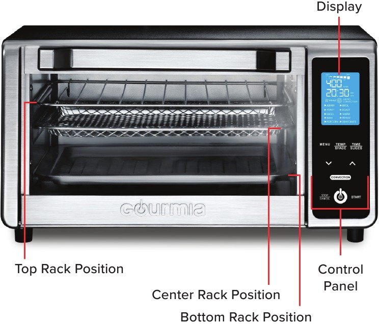 Gourmia GTF1150 Digital Air Fryer Oven Manual ManualsLib