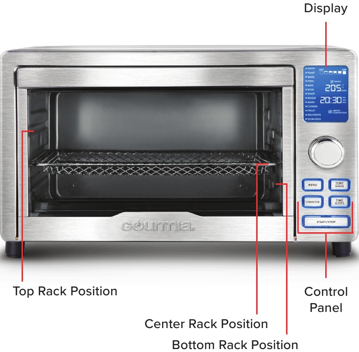 Gourmia GTF7900 Digital Air Fryer Oven Manual ManualsLib