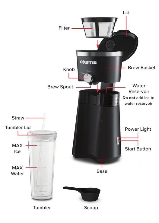 Gourmia GCM3210 Iced Coffee Maker Manual ManualsLib