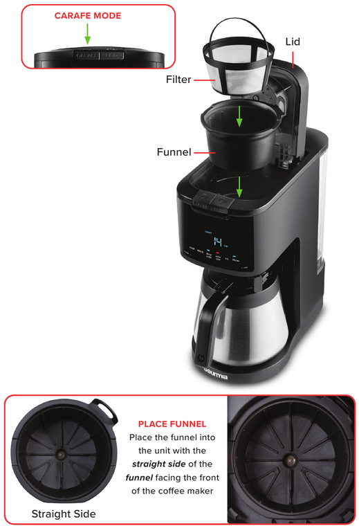 Gourmia GCM2218 12Cup + Single Serve Coffee Maker Manual ManualsLib