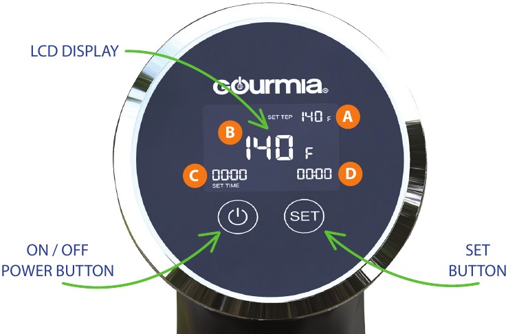 Gourmia GSV138 - Immersion Sous Vide Pod Manual | ManualsLib