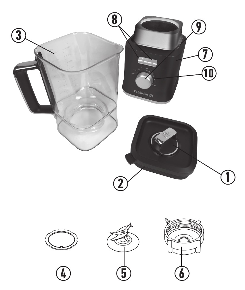 Calphalon BLCLMB3 PRECISION CONTROL BLENDER MANUAL ManualsLib
