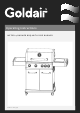 Goldair METRO GBQ230 Operating Instructions Manual