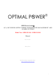 Optimal Power OPR Power OPR150-24S Manual