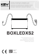 Key Automation BOXLEDXS2 Instructions And Warnings For Installation And Use