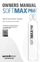 WaterTech SOFTMAX PRO Owner's Manual