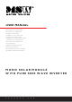 MSW S-POWER SYSTEM LIS 3000 PRO User Manual