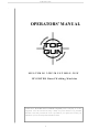 TOP GUN WELDING MULTIMIG 355F Operator's Manual