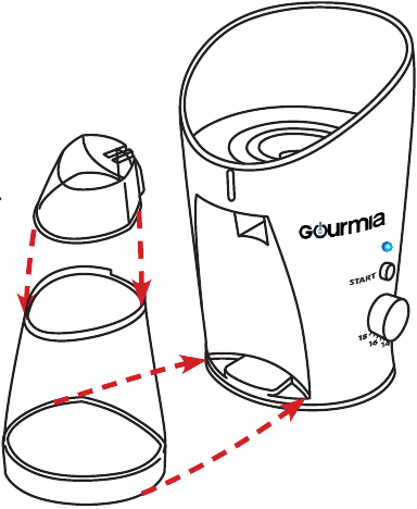 Gourmia GCG185 - Large Capacity Custom Control Coffee Grinder Manual