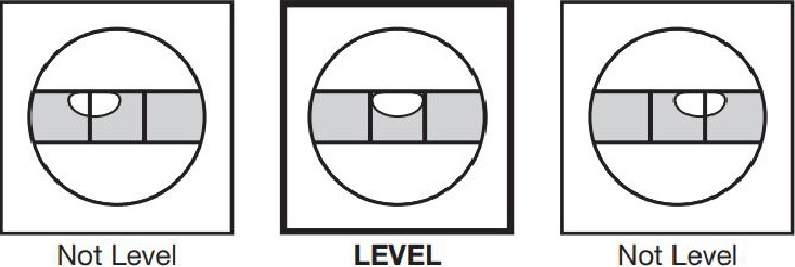 Check levelness of washer - Step 2