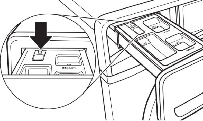 Removing the Single-Load Dispenser Drawer - Step 1