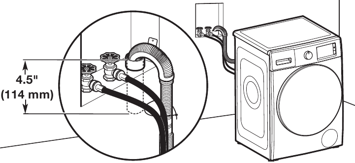 Wall standpipe drain system