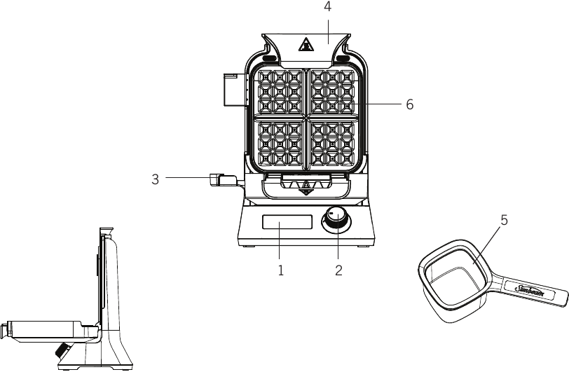 Sunbeam WAM5000BK Shade Select Vertical Waffle Maker Manual ManualsLib