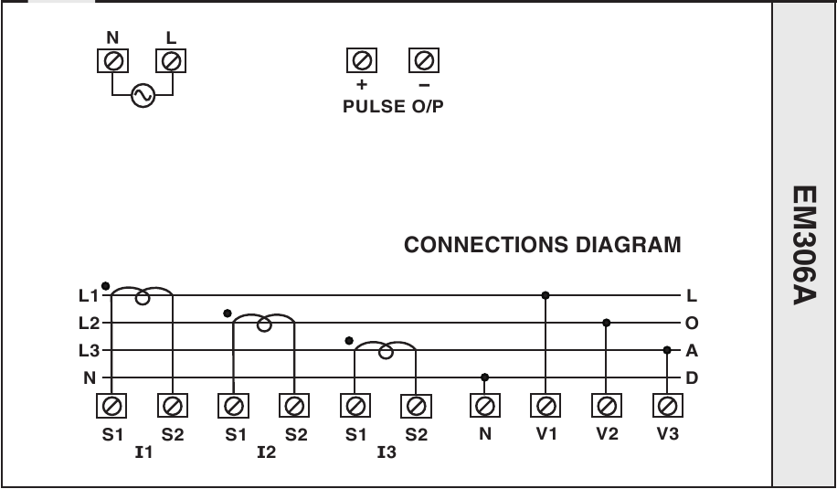 Selec EM306A - Digital Energy Meter Manual | ManualsLib