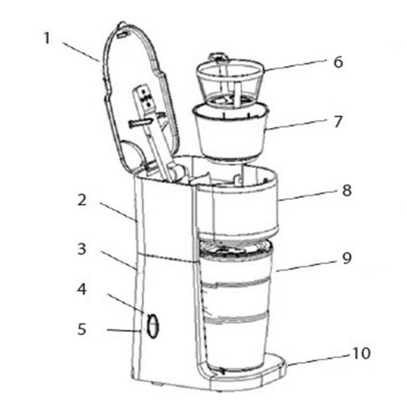 Elite Gourmet EHC113 SingleServe Personal Coffee Maker Manual