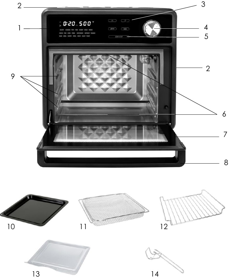 Kalorik MAXX AFO 47804 BK Air Fryer Oven Manual ManualsLib