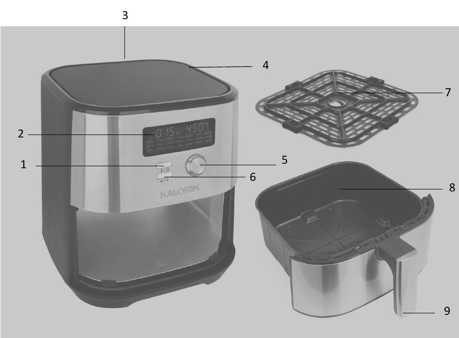 Kalorik MAXX FT 47821 BKSS / FT 47823 BKSS Air Fryer Manual ManualsLib