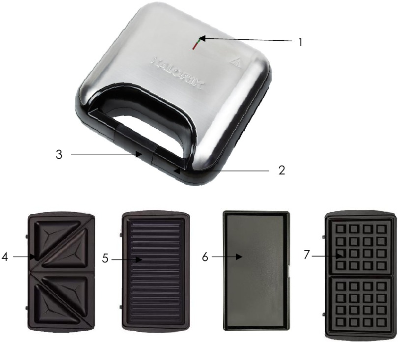 Kalorik SM 47451 SS Grill and Sandwich Maker Manual ManualsLib