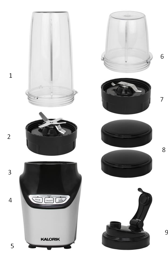 Kalorik NBL 43216 Nutrition Blender Manual ManualsLib