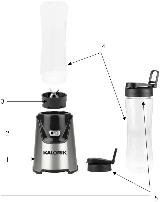 Kalorik BL 46505 Personal Blender Manual ManualsLib