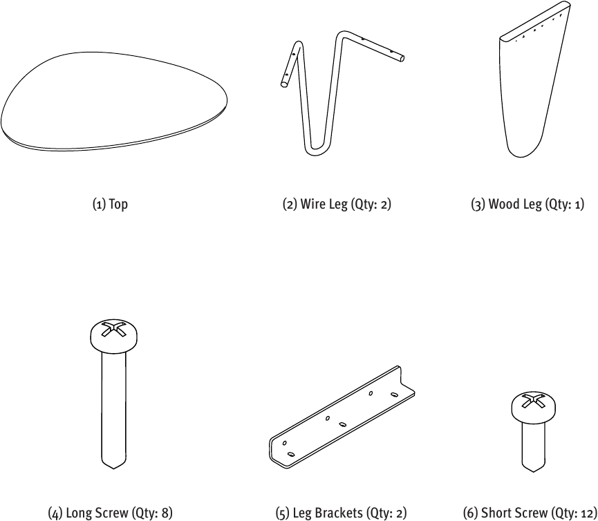 HermanMiller Noguchi Rudder Coffee Table - Step-by-Step Assembly Manual ...