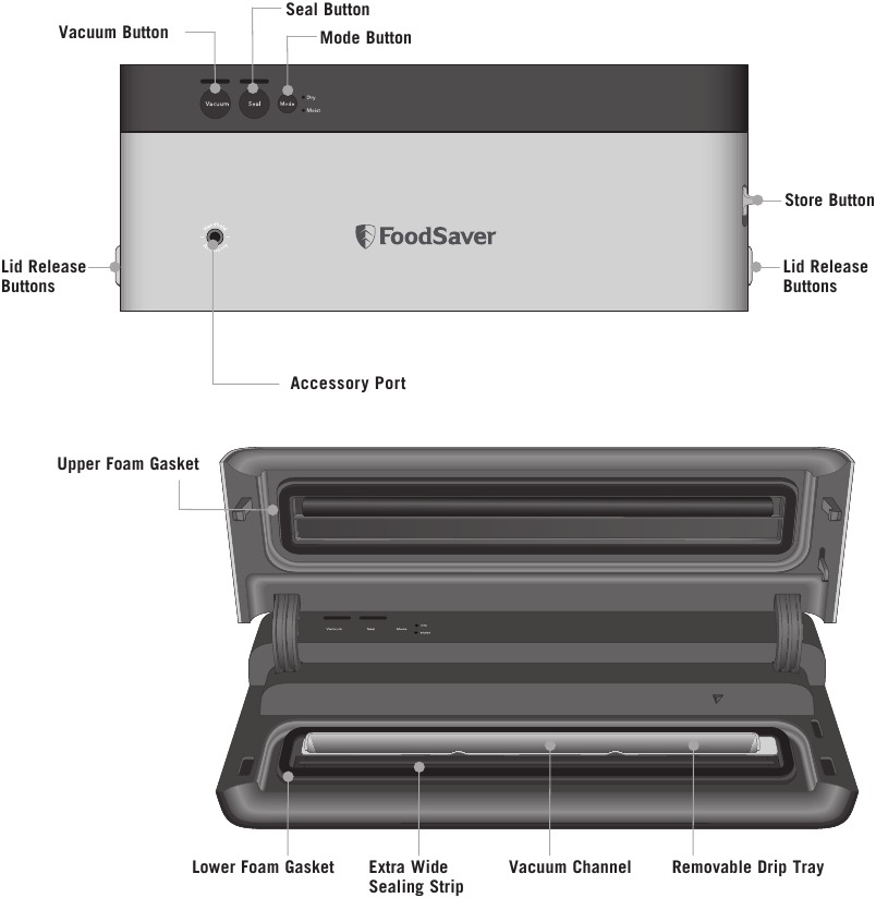 FoodSaver VS0100 Series Vacuum Sealer Manual ManualsLib