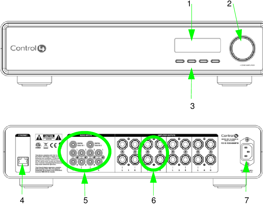 Control4 C4-8AMP1-B - 4-Zone Amplifier Manual | ManualsLib