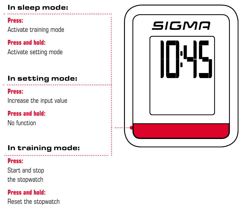 Sigma iD.GO - Heart Rate Monitor Watch User Guide | ManualsLib