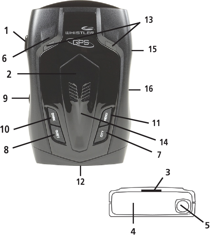 Whistler Z31R LaserRadar Detector With GPS Manual ManualsLib