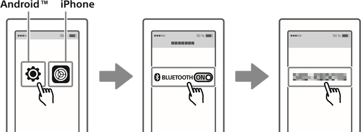 Use as a BLUETOOTH speaker - Step 3