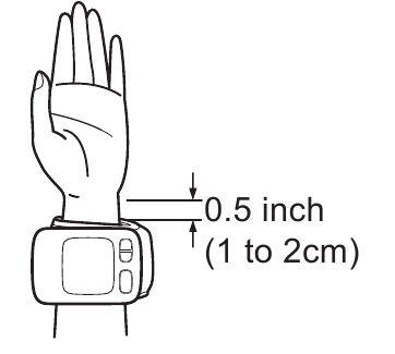 Applying the Wrist Cuff - Step 2