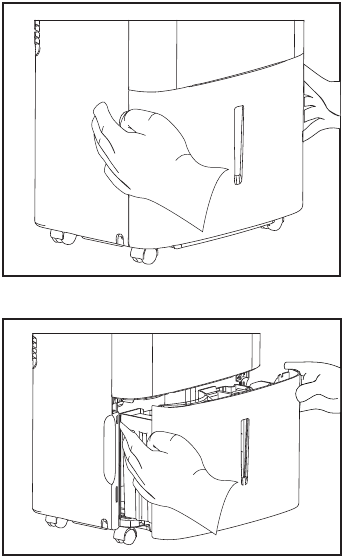 Removing Collected Water - Step 1