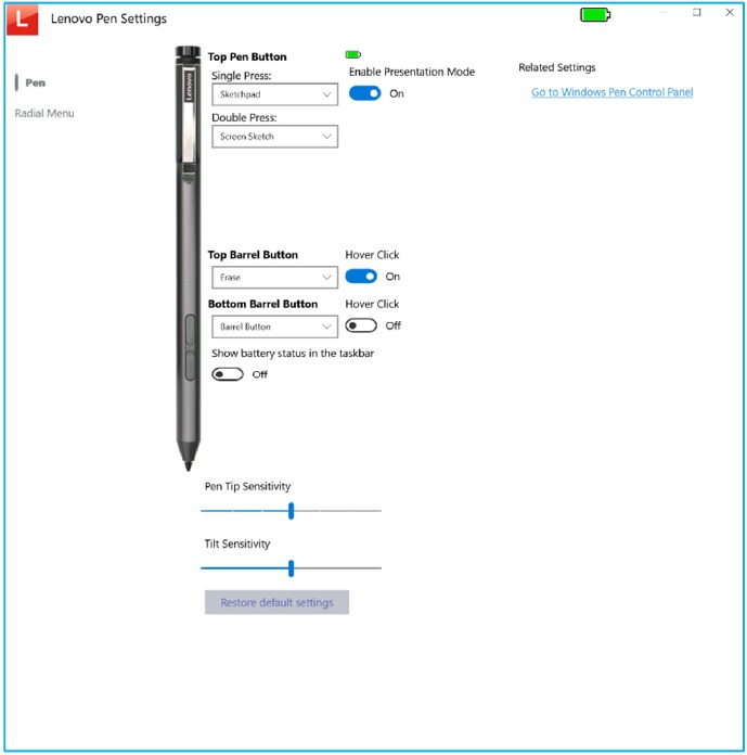 Lenovo Active Pen 3 LP251 Manual and Pen Button Configuration Guide