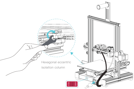 Adjusting pulley tightness
