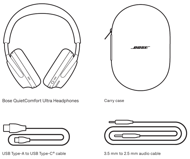 Bose QuietComfort Ultra Headphones Wireless Noise Cancelling