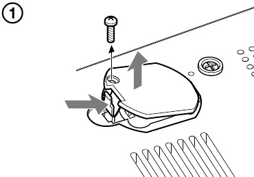 Battery replacement - Step 1